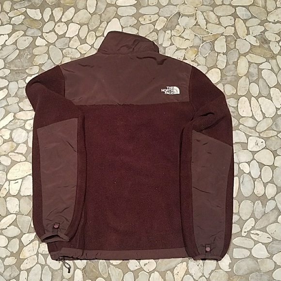 North Face Brown Fleece Full Zip Women's Small - Picture 2 of 2